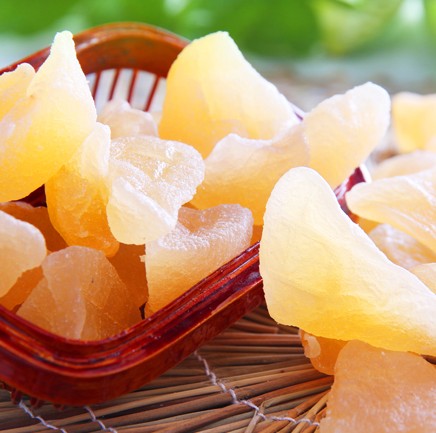 果脯蜜饯原罐装白桃干