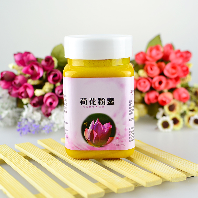 精制优质荷花粉蜂蜜膏
