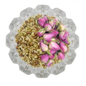 玫瑰花白梅花组合花草茶