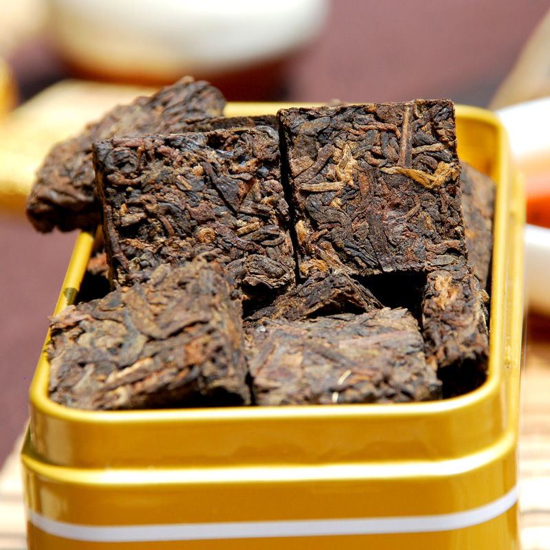 普洱金砖熟普糯香小沱茶