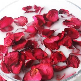 大片玫瑰花干花玫瑰花瓣