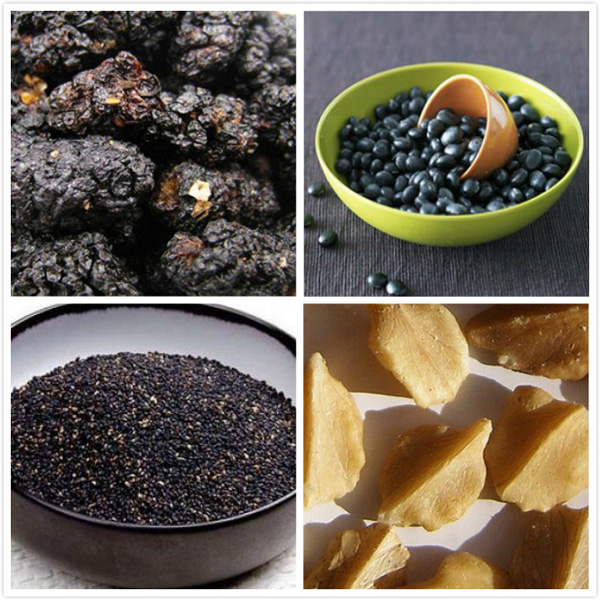 桃仁黑豆黑芝麻黑桑葚