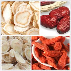 黄芪西洋参红枣枸杞茶