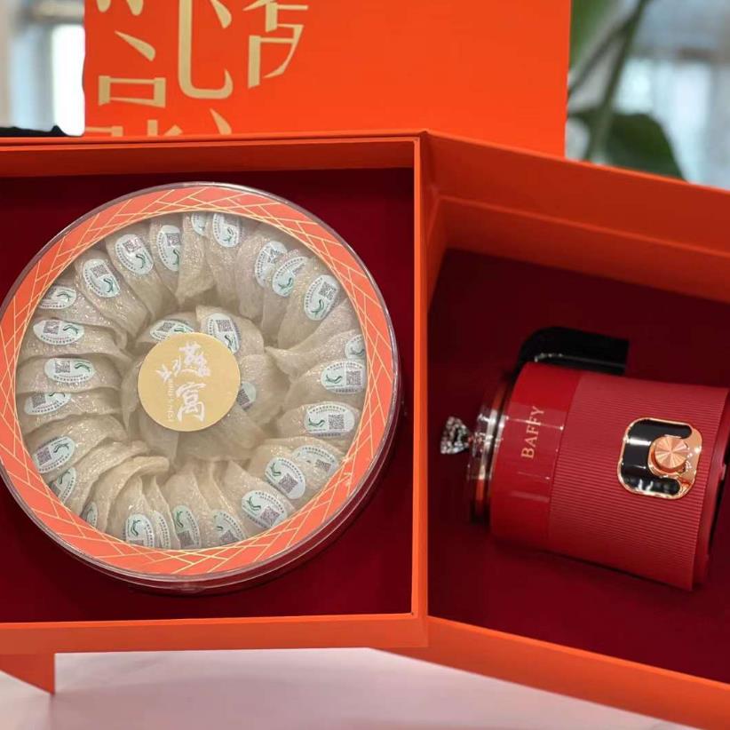 燕窝礼盒双层带炖壶燕窝