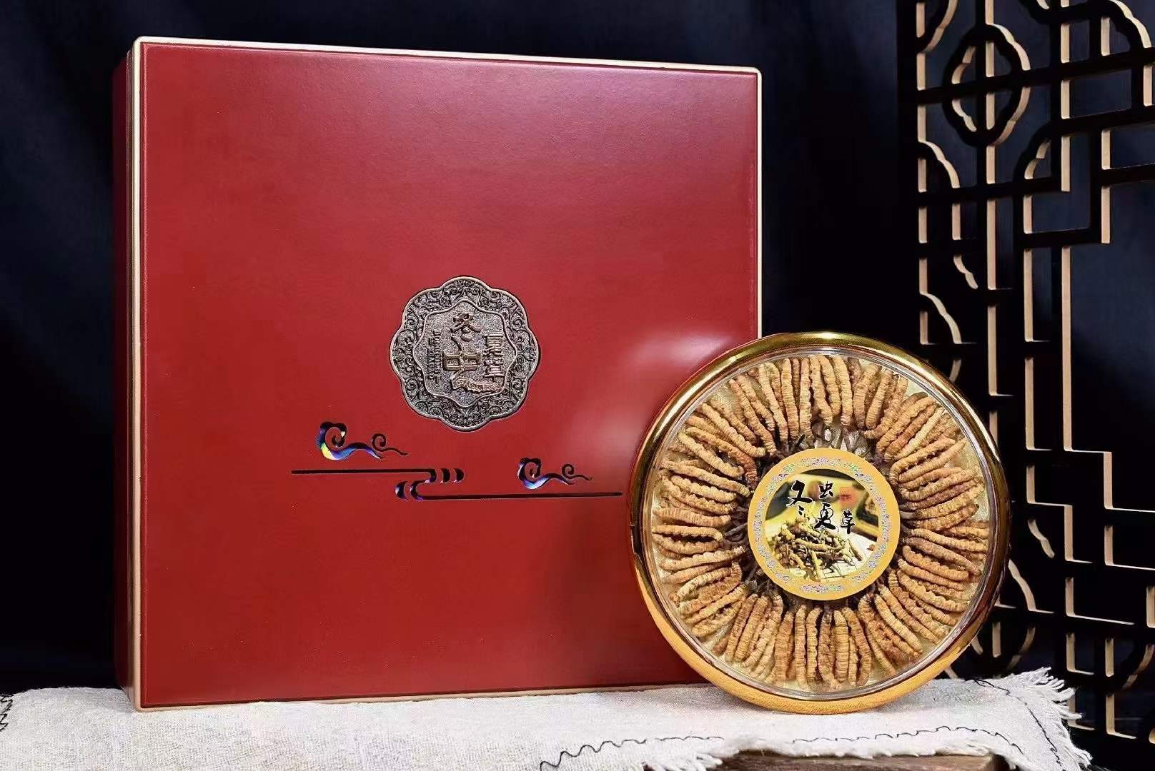 冬虫夏草礼盒年货节日礼盒