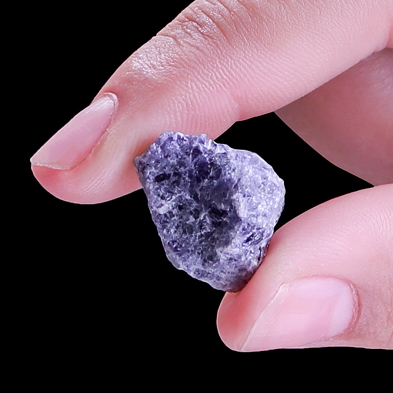 特级紫英石萤石紫萤石锻煅紫石英粉原石