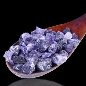 特级紫英石萤石紫萤石锻煅紫石...