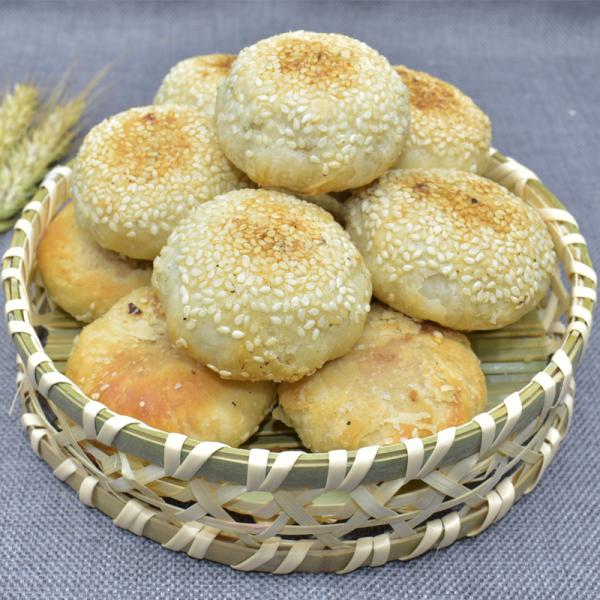 黄潭饼子手工酥饼芝麻馅